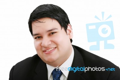 Handsome Young Business Man Stock Photo