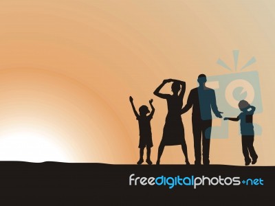 Happy Family Stock Image