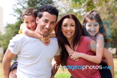 Happy Family Stock Photo