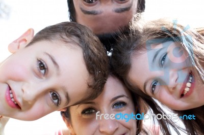 Happy Family Stock Photo