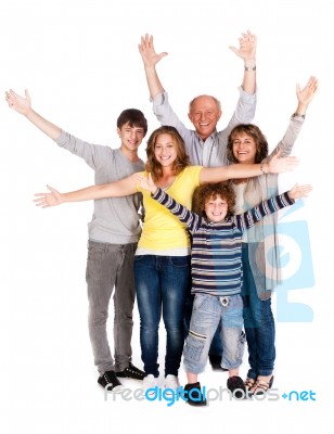 Happy Family  Stock Photo