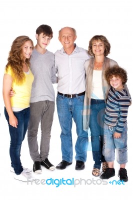 Happy Family Stock Photo