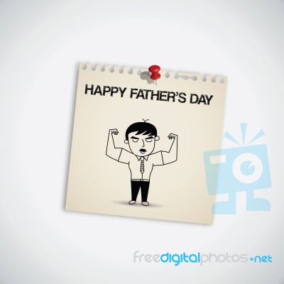 Happy Fathers Day Stock Image