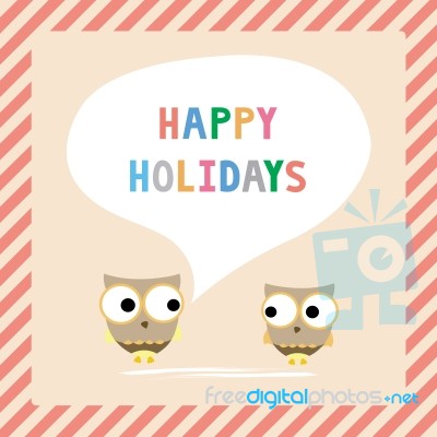 Happy Holidays5 Stock Image