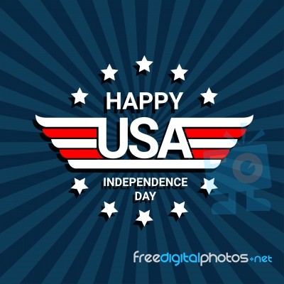 Happy Independence Day Of Usa Stock Image