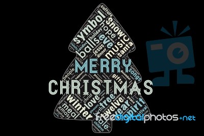 Happy Merry Christmas Stock Image