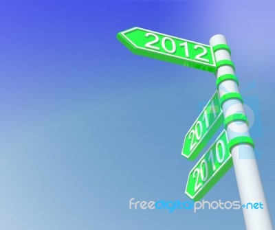 Happy New Year 2012 Stock Image