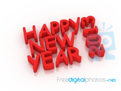 Happy New Year 2013 Stock Image