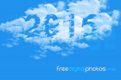 Happy New Year 2015 Stock Image
