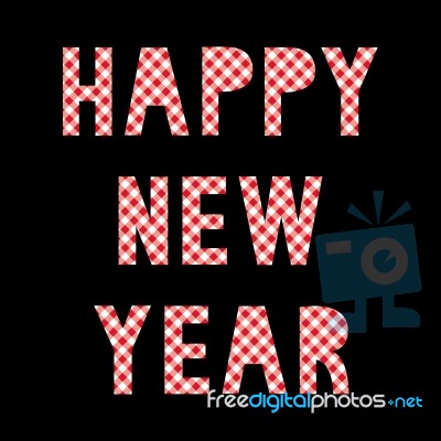 Happy New Year Greeting Card3 Stock Image