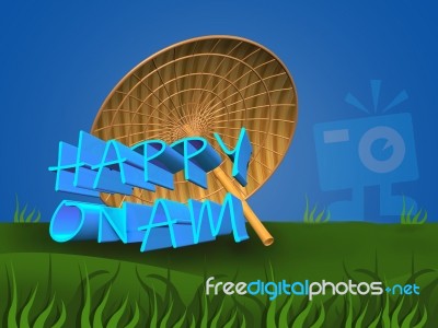Happy Onam Stock Image