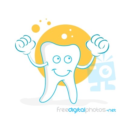 Happy Teeth Stock Image