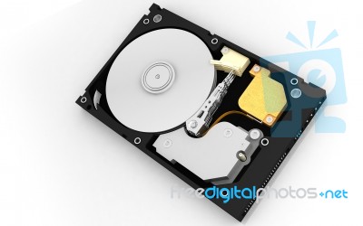 Hard Disk Stock Photo