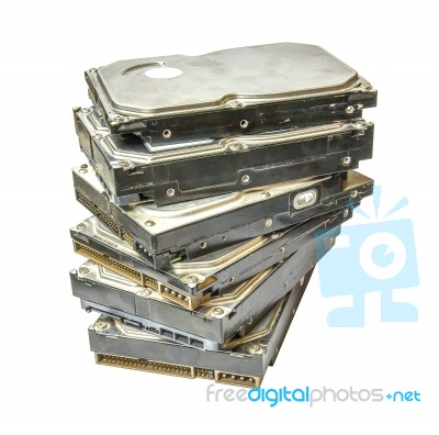 Hard Disk Drive Stock Photo