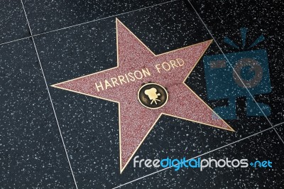 Harrison Ford Star Hollywood Stock Photo