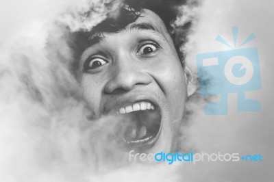 Haunted Cloud Stock Photo