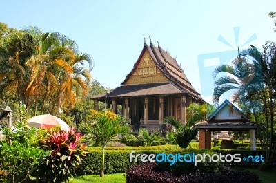 Haw Phra Kaew, Vientiane, Laos Stock Photo