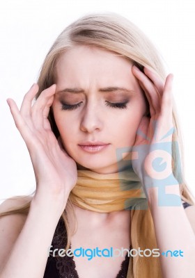 Head Ache Stock Photo