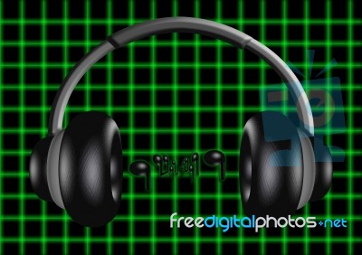 Headphones 4 Stock Image