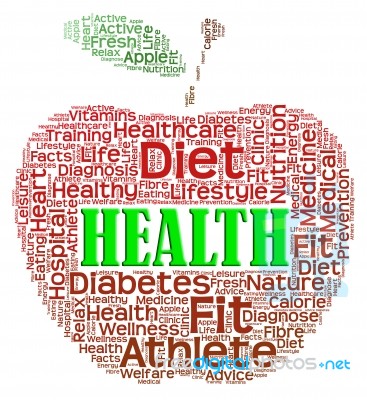 Health Apple Shows Preventive Medicine And Apples Stock Image