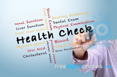 Health Check Concept Stock Photo