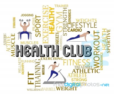 Health Club Represents Getting Fit And Healthy Stock Image Health Club Represents Getting Fit And Healthy Stock Image