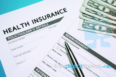 Health Insurance Concept Stock Photo