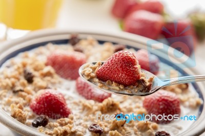 Healthy Breakfast Stock Photo