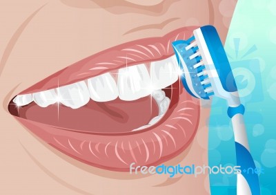 Healthy Teeth Dental Stock Image