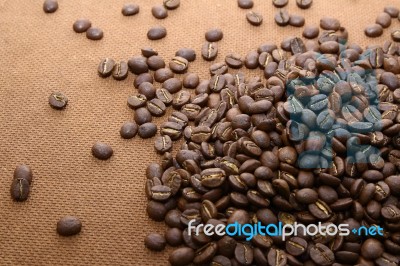 Heaps Of Coffee Beans Stock Photo