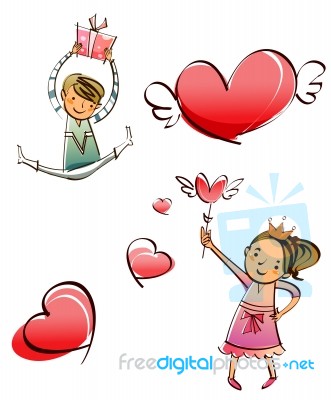 Heart And Love Stock Image