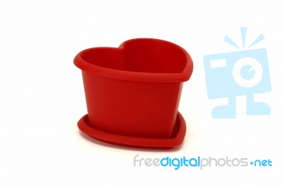 Heart Shape Pot Stock Photo