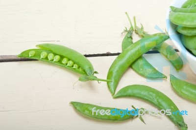 Hearthy Fresh Green Peas Stock Photo