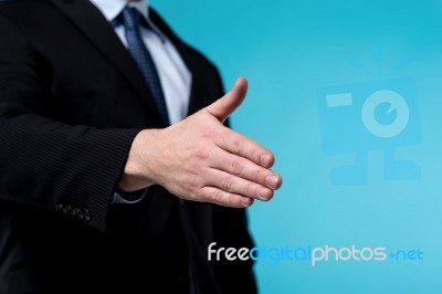 Hearty Welcome To Here ! Stock Photo