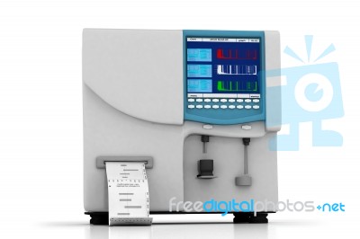 Hematology Analyzer Stock Image