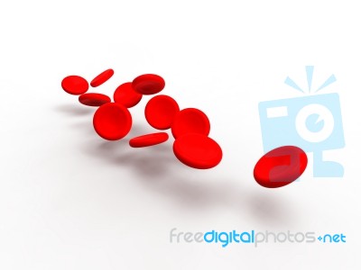 Hemoglobin Cell Stock Image