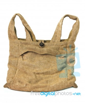 Hemp Bag Stock Photo