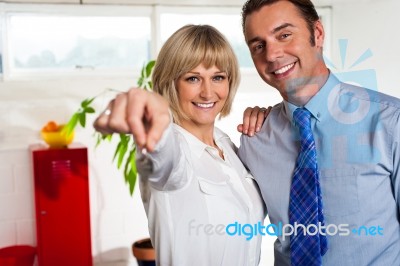 Here Are The Keys To Your New Office! Stock Photo