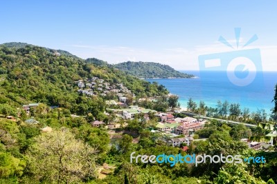 High View Resorts On Mountain In Phuket Island Stock Photo