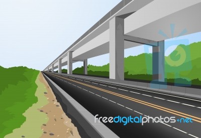 Highway To City Stock Image Highway To City Stock Image