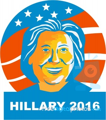 Hillary Clinton 2016 President Stock Image