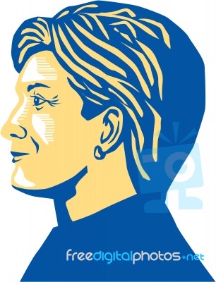 Hillary Clinton President 2016 Stock Image