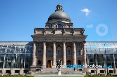 Historic Government Staatskanzlei Stock Photo