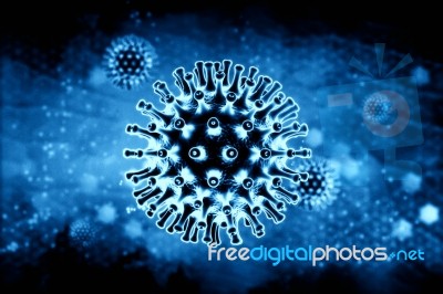 Hiv Virus Stock Image