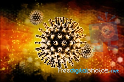 Hiv Virus Stock Image