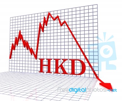 Hkd Graph Negative Means Hong Kong Dollar And Coinage 3d Renderi… Stock Image Hkd Graph Negative Means Hong Kong Dollar And Coinage 3d Renderi… Stock Image