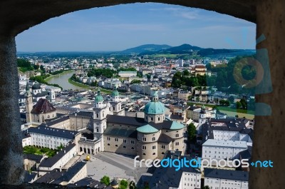 Hohensalzburg Castle, Salzburg, Austria Stock Photo