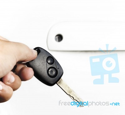 Holding Car Keys Stock Photo Holding Car Keys Stock Photo