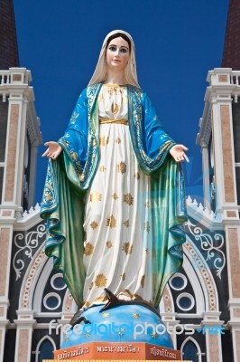 Holy Mary Statue Stock Photo - Royalty Free Image ID 10040454