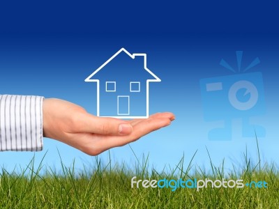 Home Insurance Stock Photo